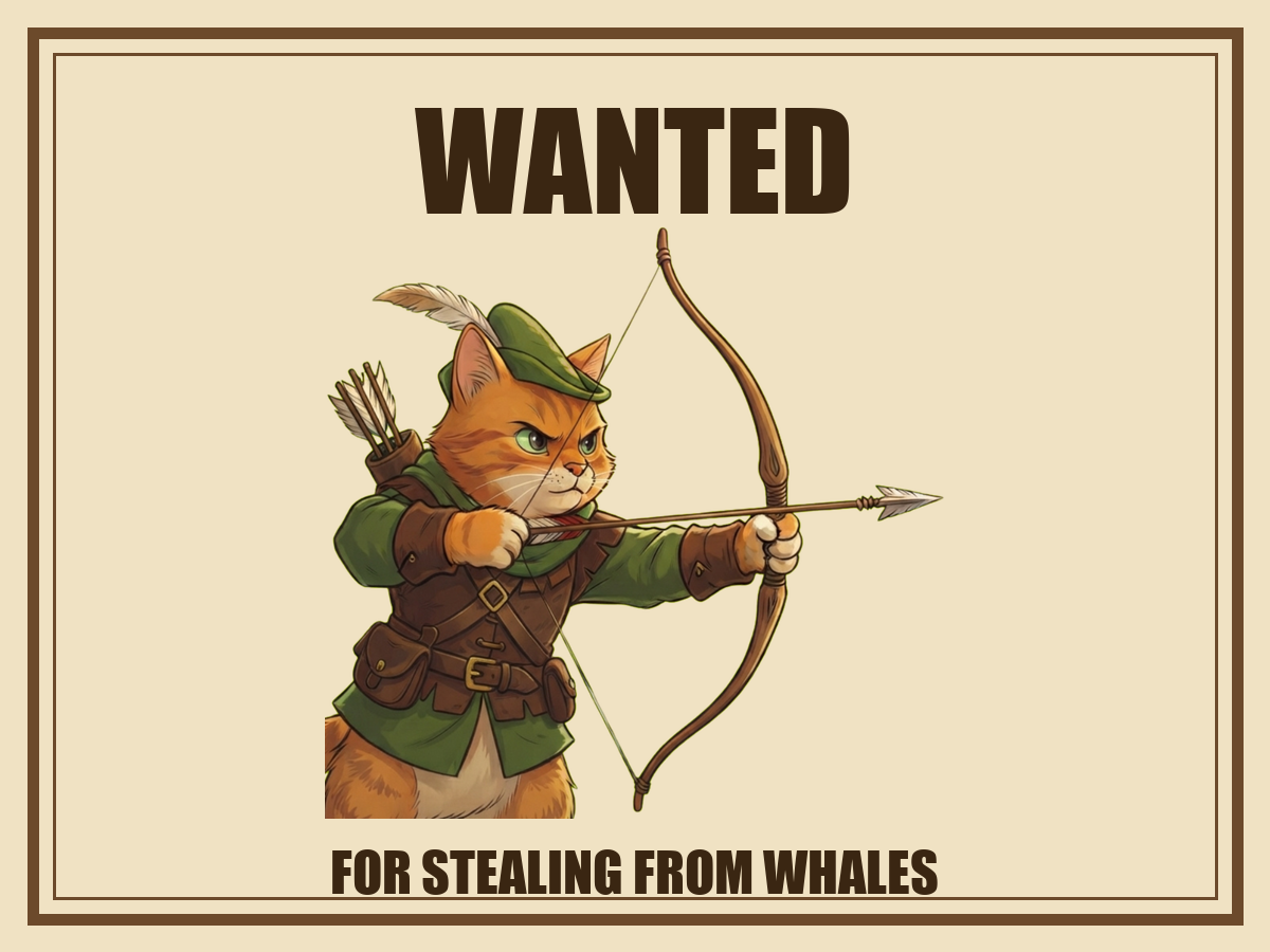 Wanted poster for stealing from whales